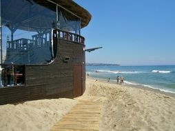 beach in bulgaria on a sunny day