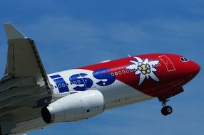 Aircraft on the holiday