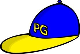 summer cap as a drawing