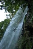 waterfall urach is an attraction for tourists