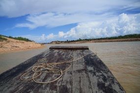 river pier in Cambodia