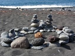 composition of beach stones