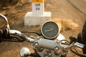speedometer on a bike