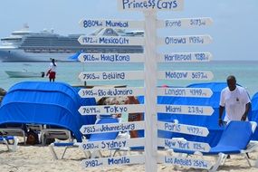 beach signs