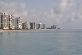 tall buildings on the beach in florida, boca raton