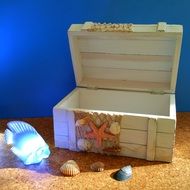 wooden treasure chest
