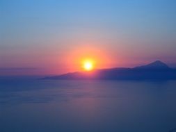sunset calabria