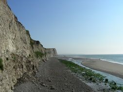 cliffs by the sea in france