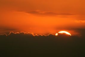glow in the evening