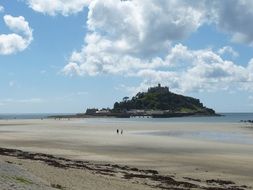 fortress on a mountain in england