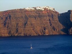 Crater Rim in Santorini