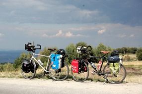 Travelling by bikes