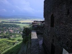 watching ground of medieval castle