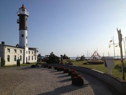 white lighthouse