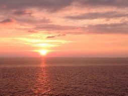 incredibly attractive red sunrise