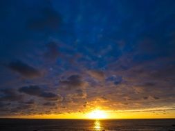 sunset sea abendstimmung sun and sea