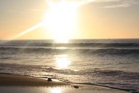 Sea beach in Biarritz