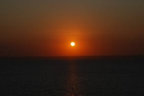 tranquil sunset in Mallorca, Spain