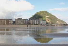 beach in San Sebastian, Spain