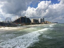 panorama of the city of Daytona Beach, Florida
