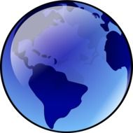 blue planet drawing