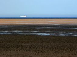Ship on ocean
