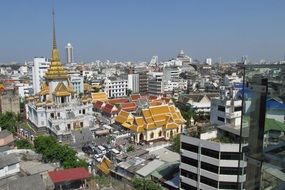 cityscape, top view, thailand, bangkok