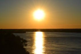 incredibly attractive sunset river