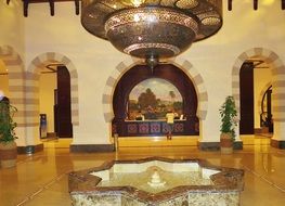 luxury hotel reception hall