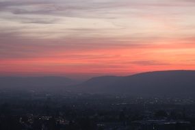 wonderful afterglow sky