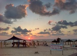 incredibly beautiful beach sunrise