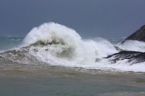 waves of the Atlantic Ocean