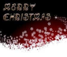 Illustration of christmas greeting card