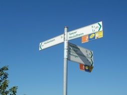 cycling route signs bike bicycle