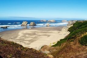 Sand beach in Oregon