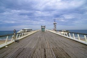 scheveningen bridge sea