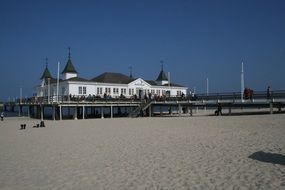 beach on the baltic sea, ahlbeck, usedom