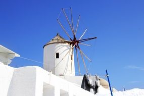 santorini windmill