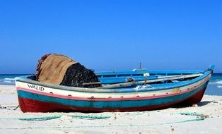 boat on blue water