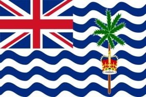 The flag of the British Indian ocean territory