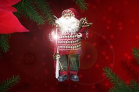 santa claus statuette