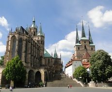 Panoarma Town Hall in Erfurt