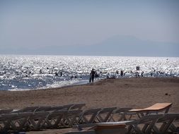 Beach in Antalya,Turkey