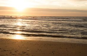 holland beach sunset