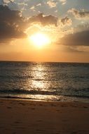 sunrise over the sea