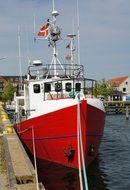 boat on a port in north sea