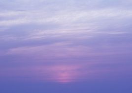 purple and pink evening sky, background