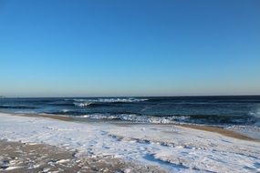 winter sea beach