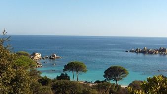Beach in corsica