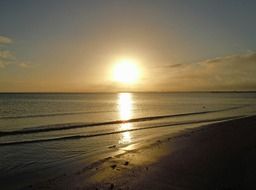 quiet sunrise on the Baltic sea